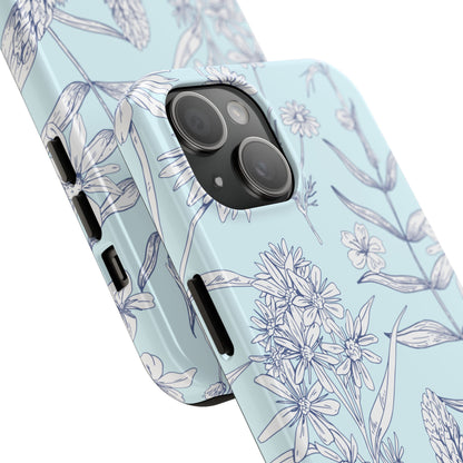 Blue Floral Phone Case