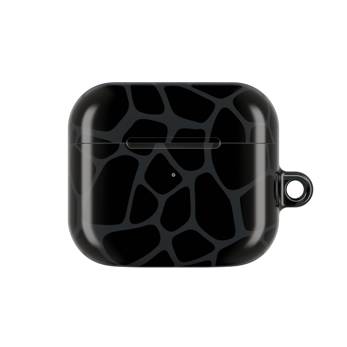 Black Giraffe Print AirPod Cases