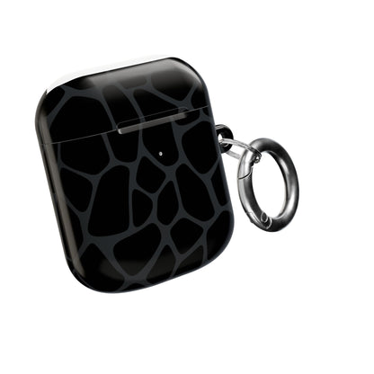 Black Giraffe Print AirPod Cases