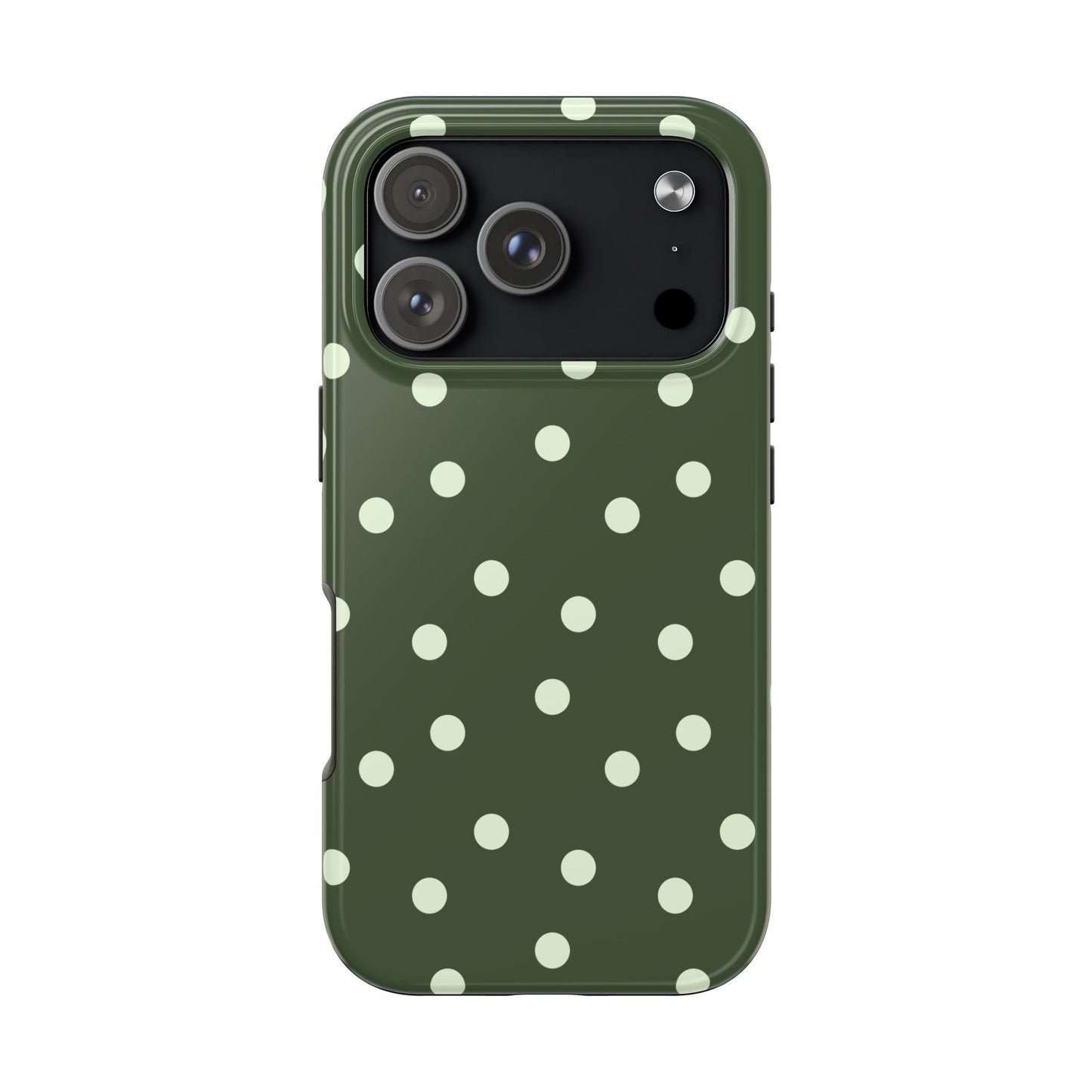 Olive Polka Phone Case