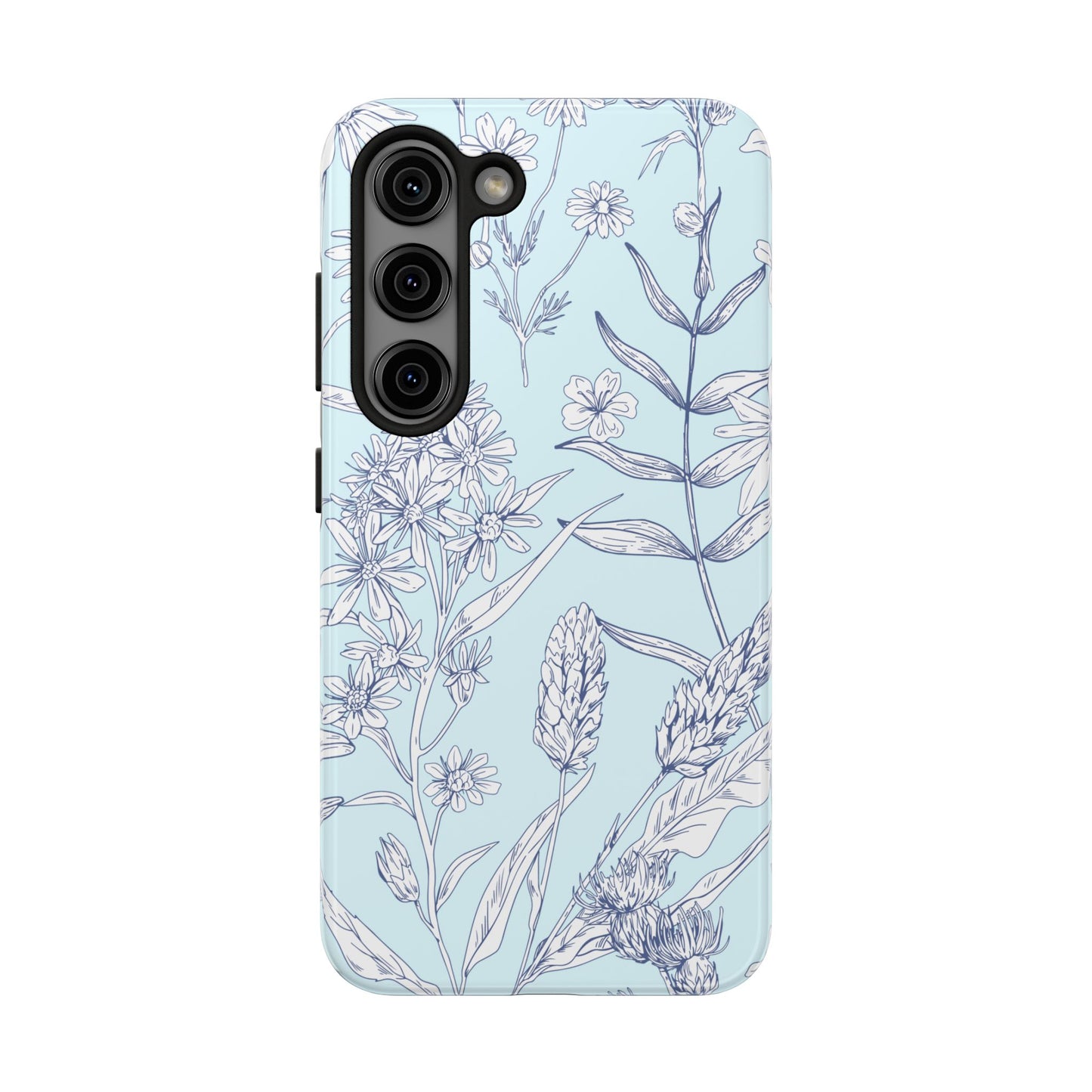 Blue Floral Phone Case