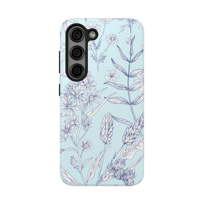 Blue Floral Phone Case