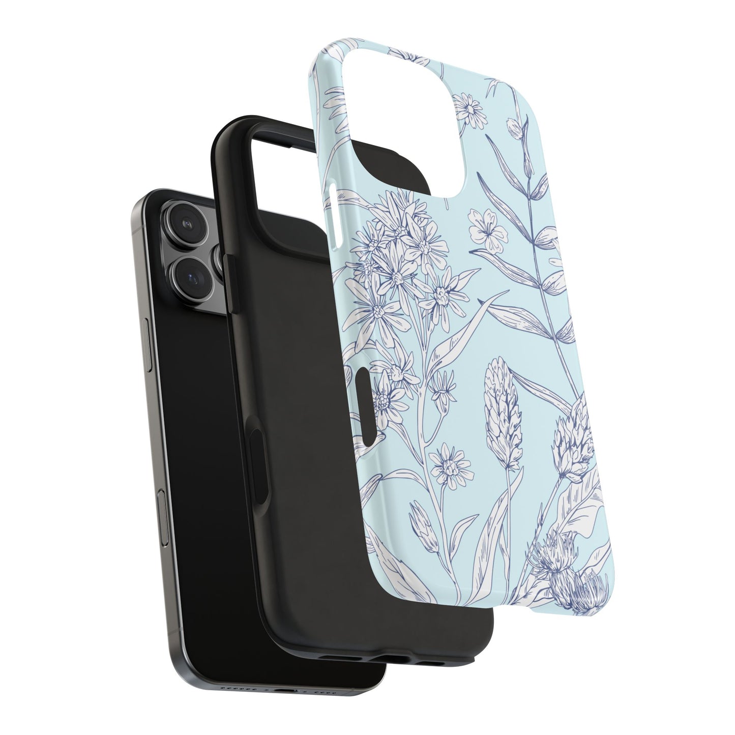 Blue Floral Phone Case