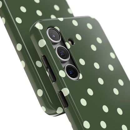 Olive Polka Phone Case