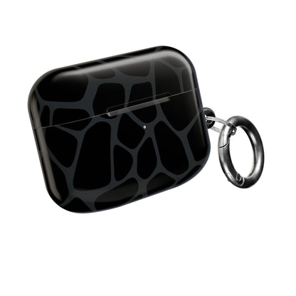 Black Giraffe Print AirPod Cases