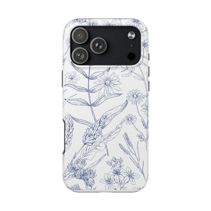 White Floral Phone Case