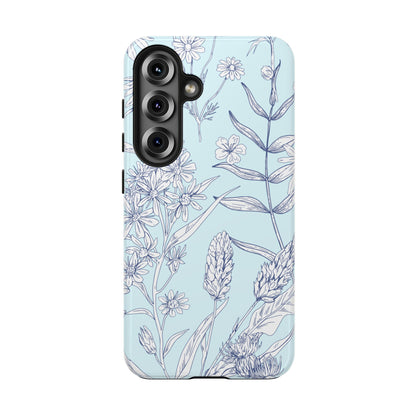 Blue Floral Phone Case