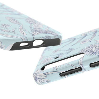 Blue Floral Phone Case