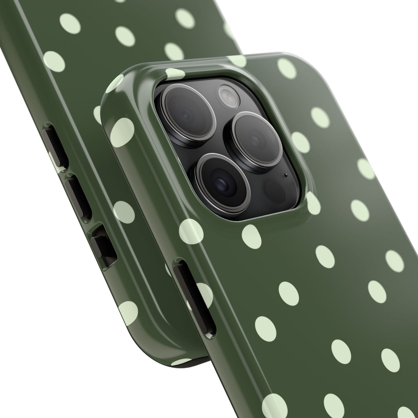 Olive Polka Phone Case