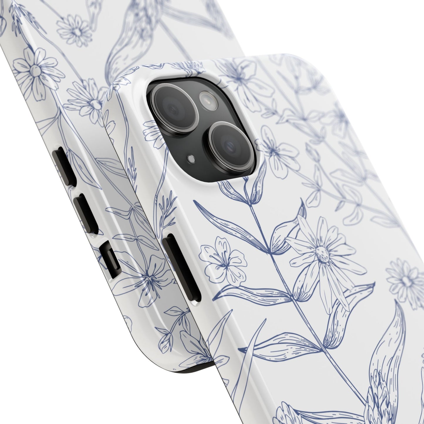 White Floral Phone Case