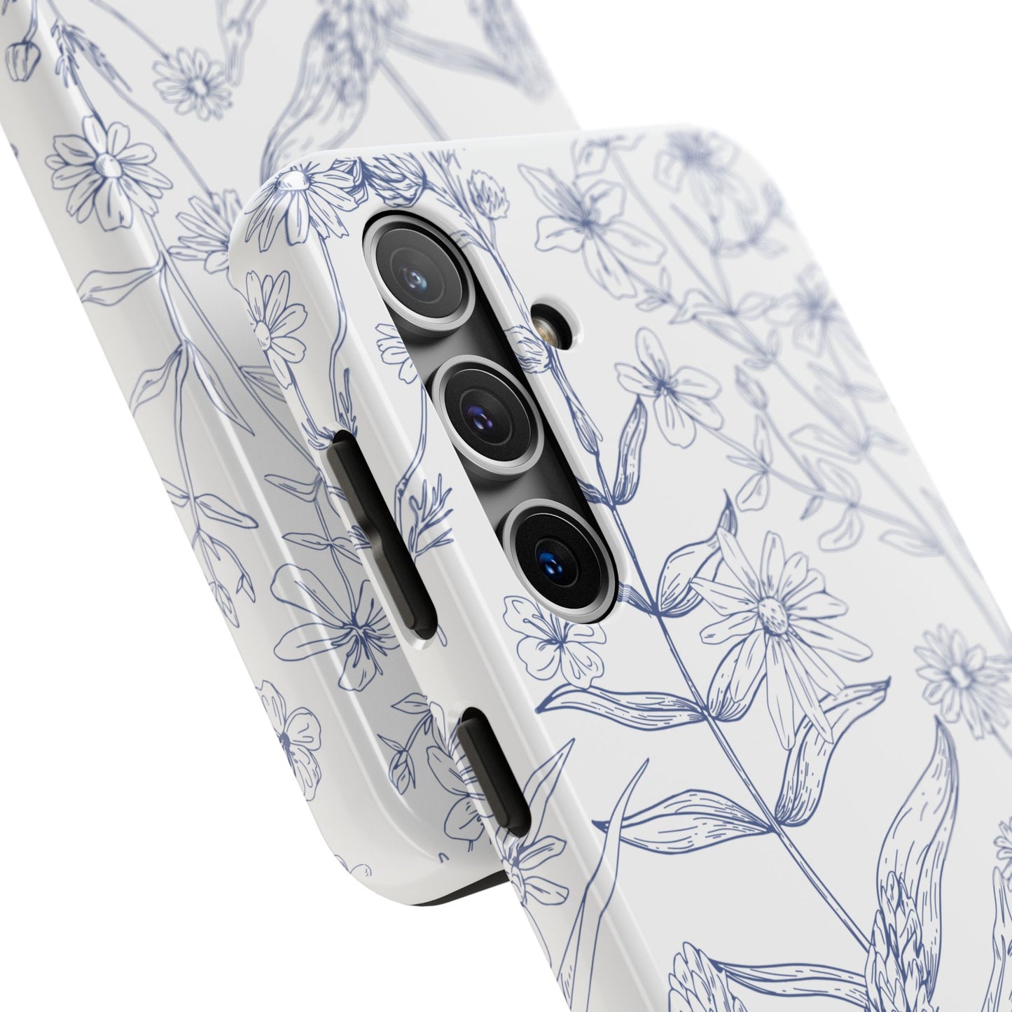 White Floral Phone Case
