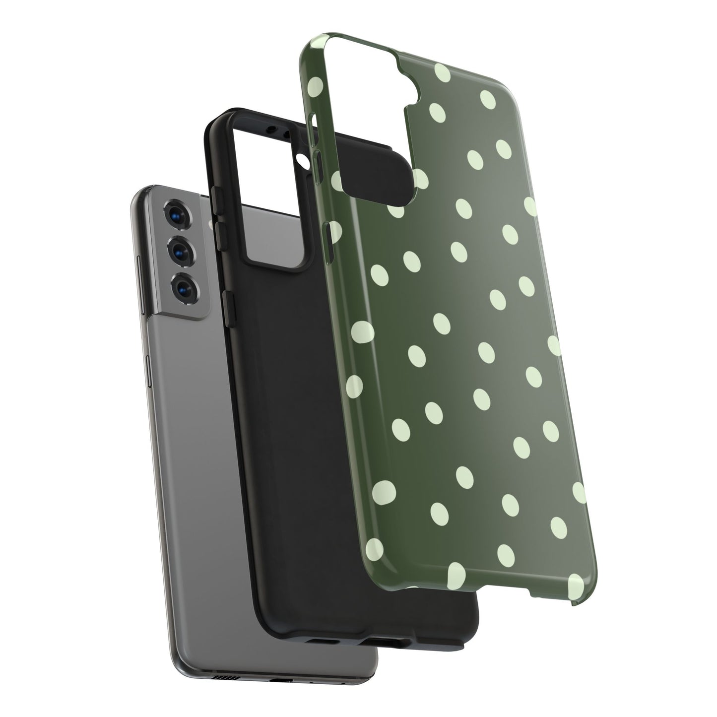 Olive Polka Phone Case
