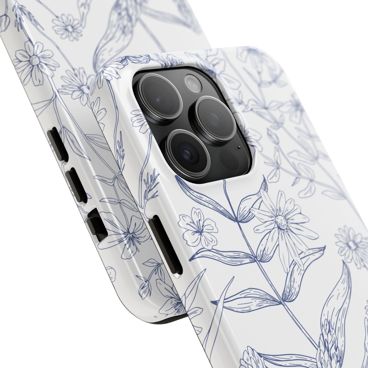 White Floral Phone Case