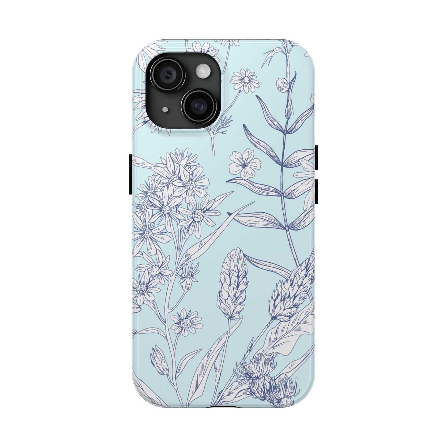 Blue Floral Phone Case