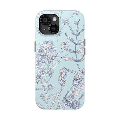 Blue Floral Phone Case