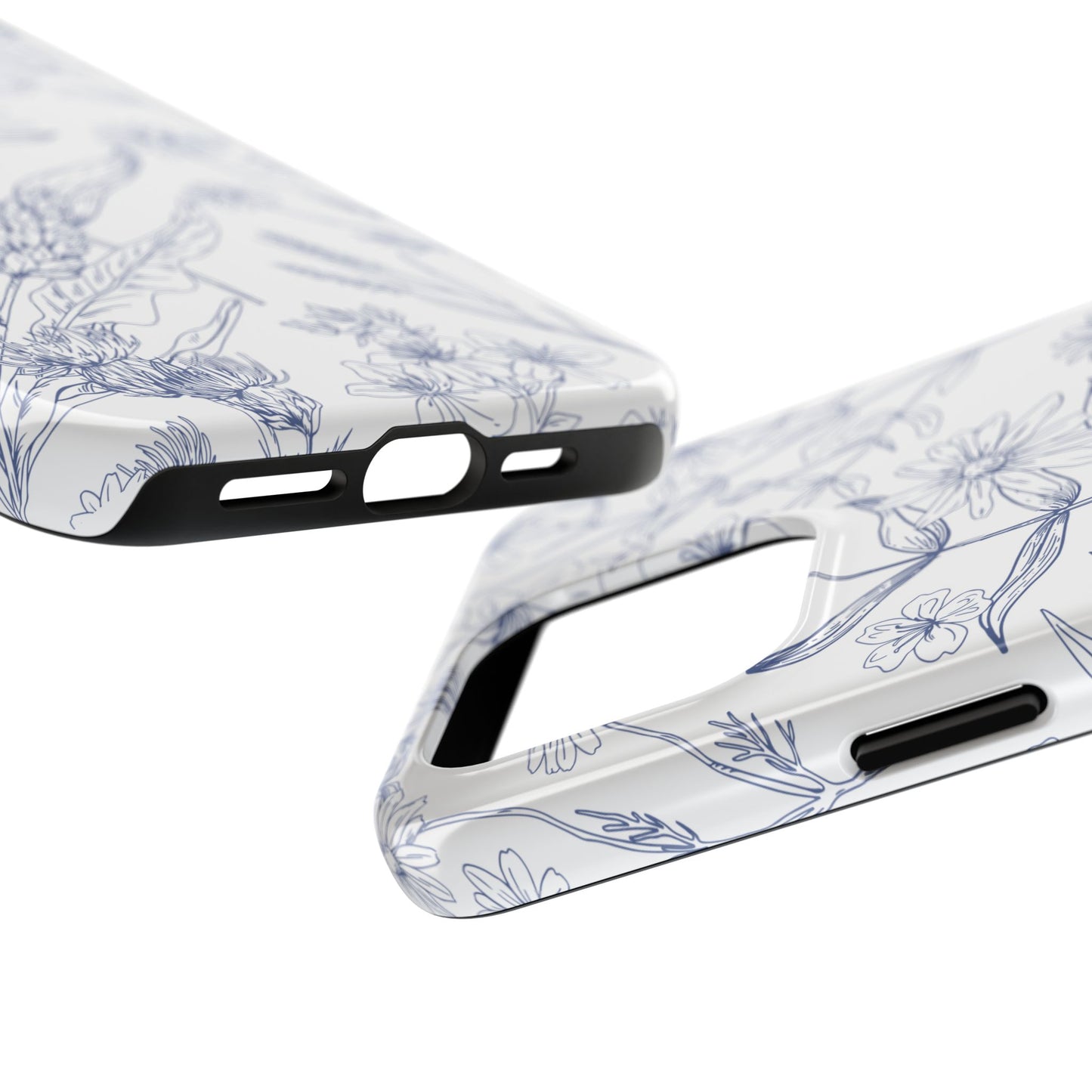 White Floral Phone Case