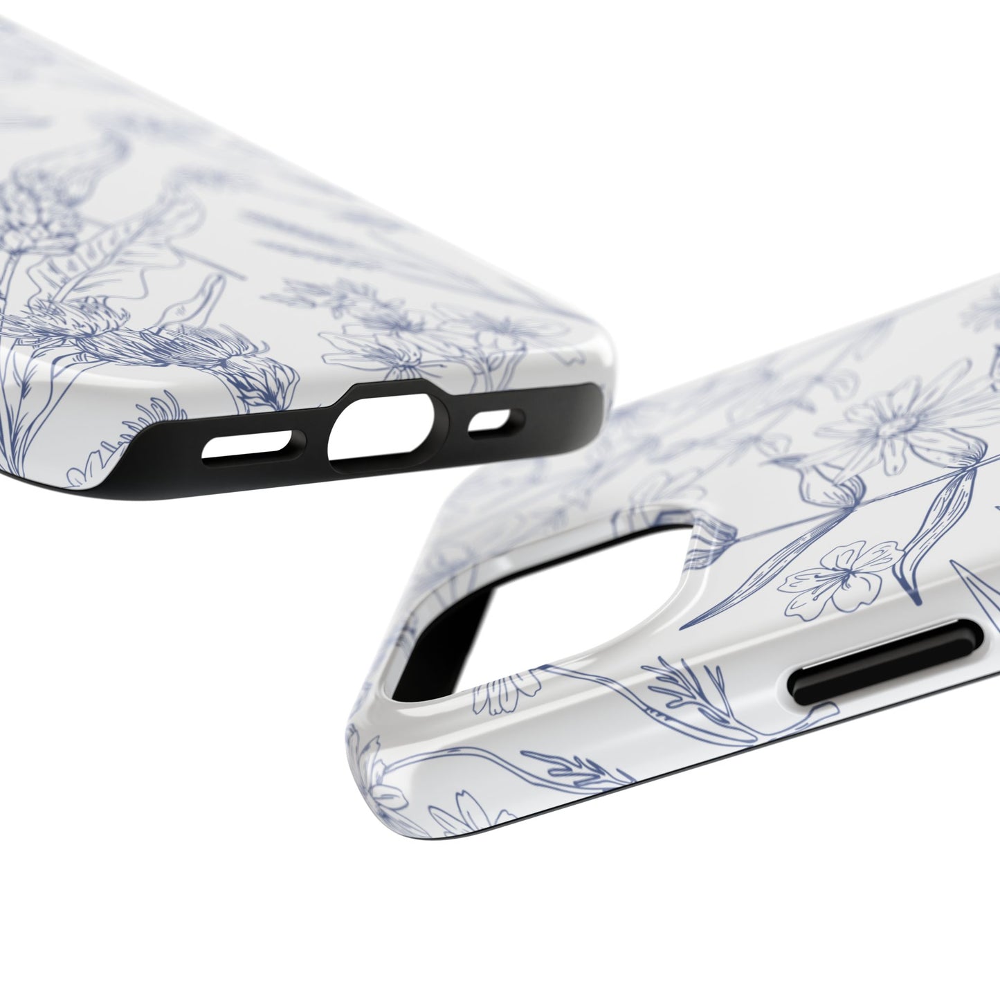 White Floral Phone Case