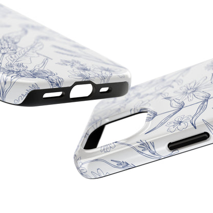 White Floral Phone Case