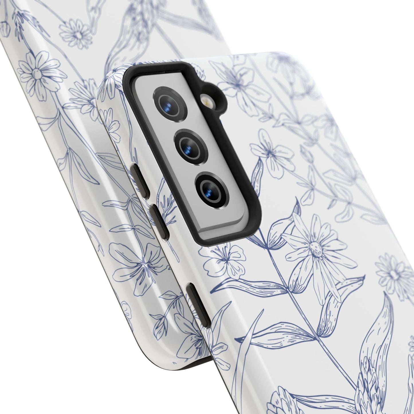 White Floral Phone Case