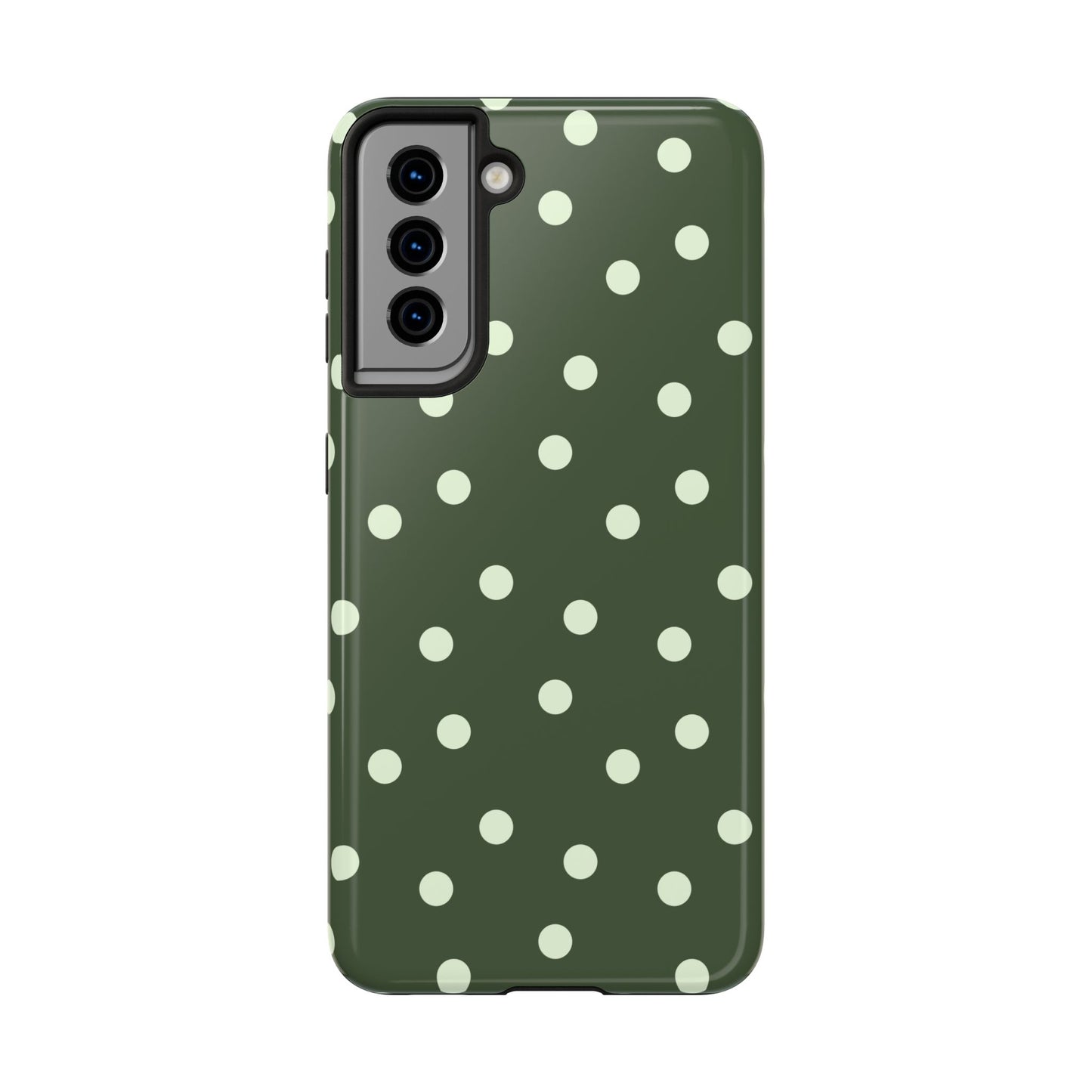 Olive Polka Phone Case