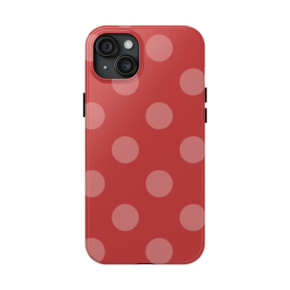 Red Polka Phone Case