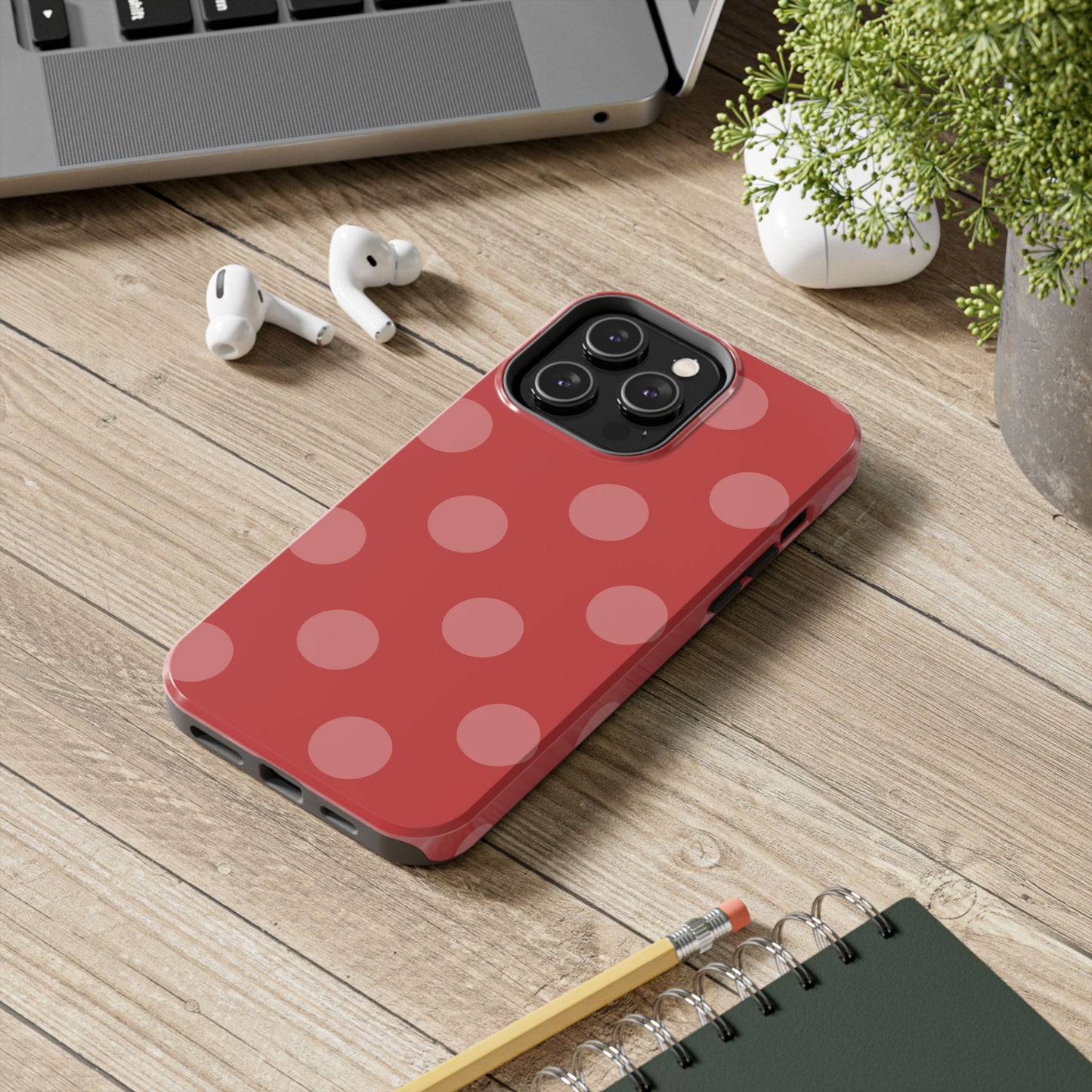 Red Polka Phone Case