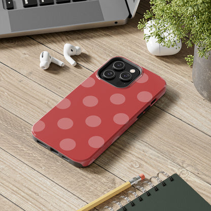 Red Polka Phone Case