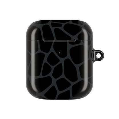 Black Giraffe Print AirPod Cases