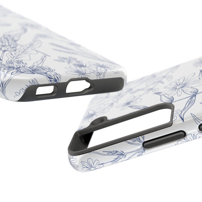 White Floral Phone Case