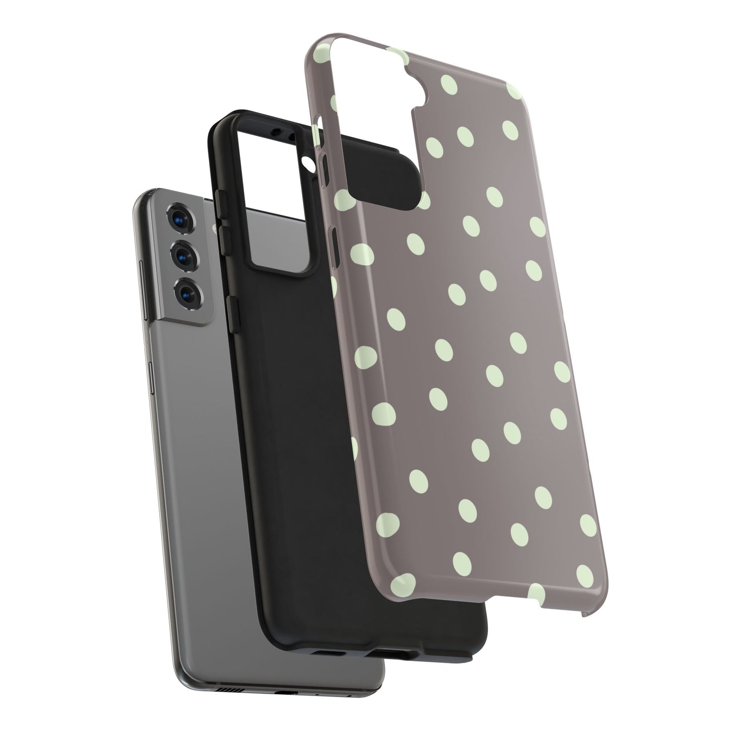 Yellow Polka Phone Case
