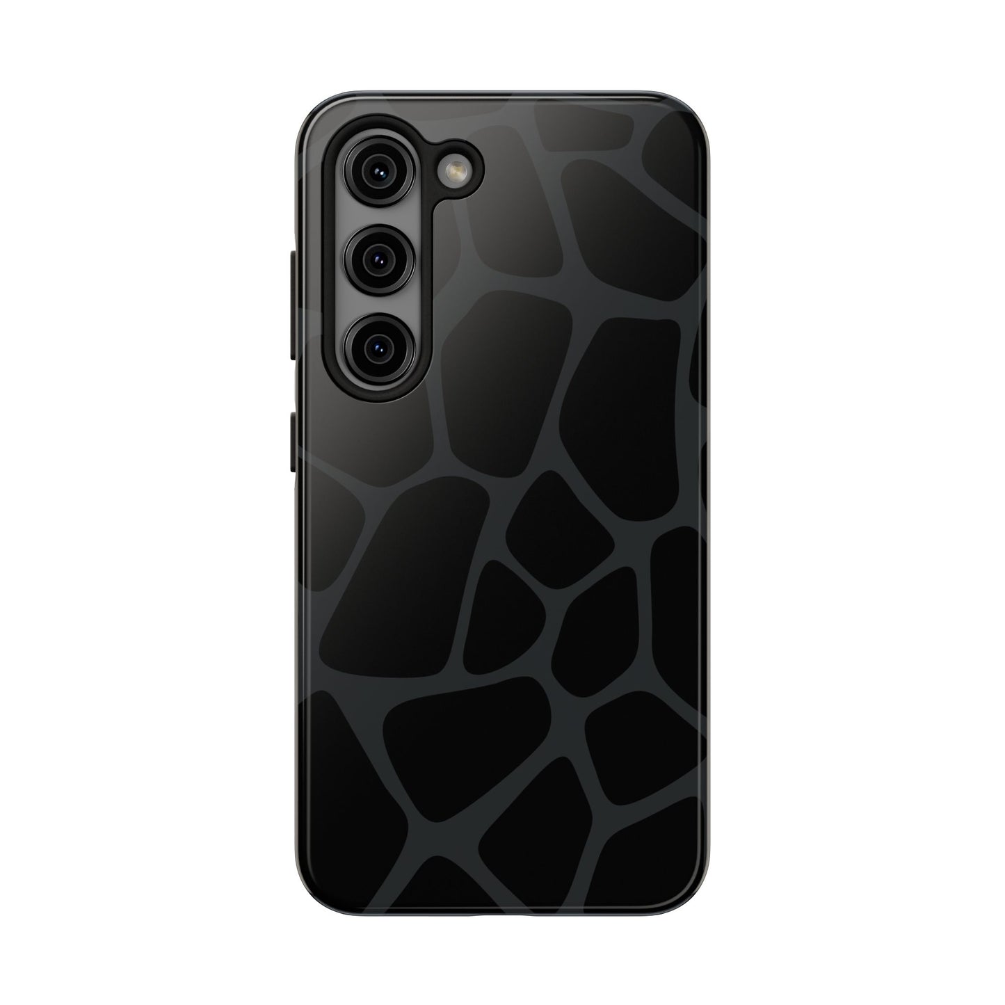 Black Giraffe Print Phone Case