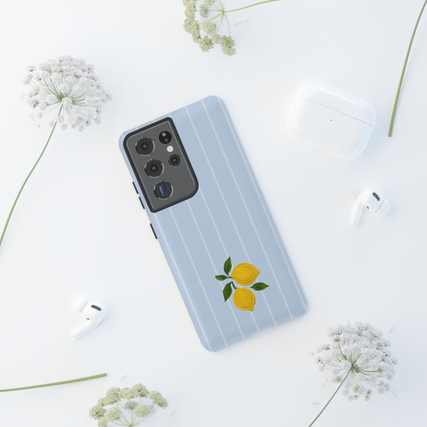 Lemon Blue Phone Cases