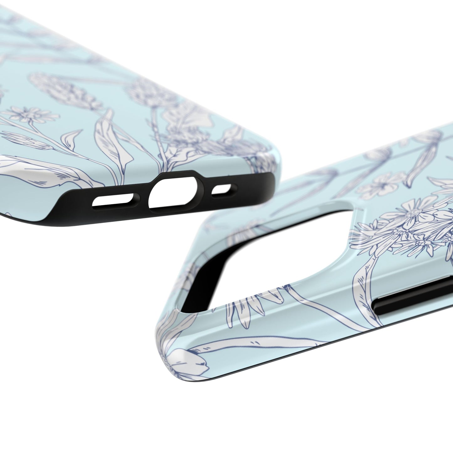 Blue Floral Phone Case
