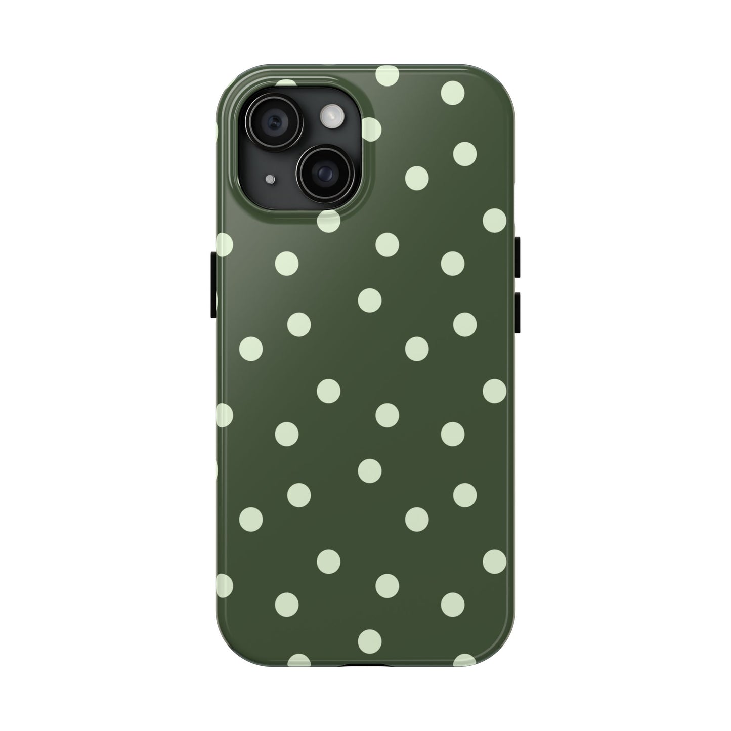 Olive Polka Phone Case