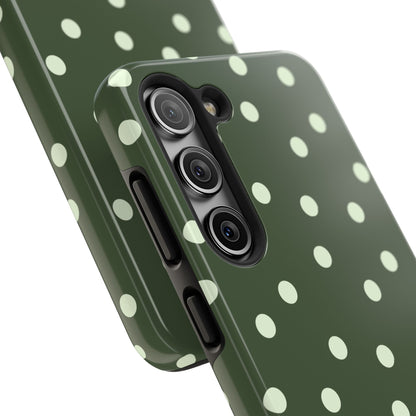 Olive Polka Phone Case