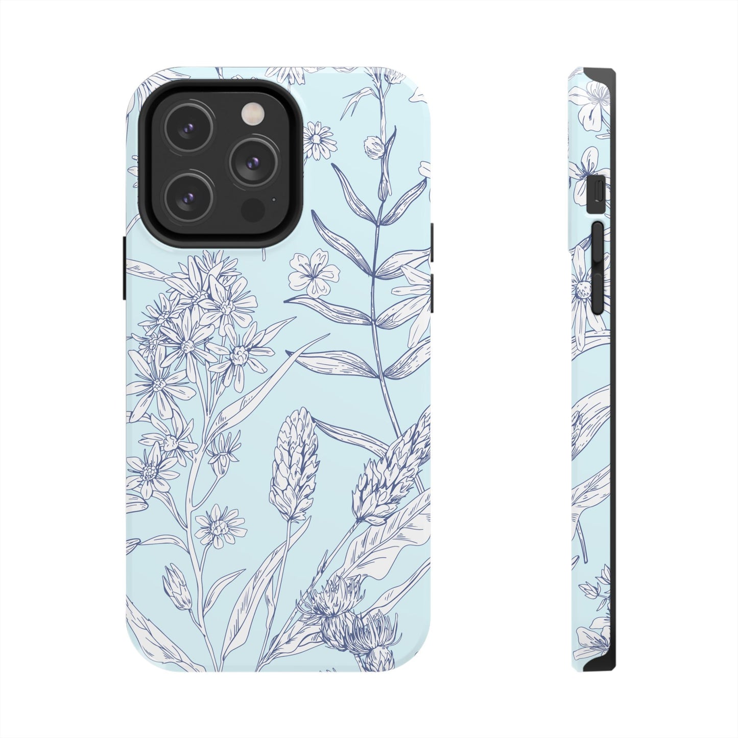Blue Floral Phone Case