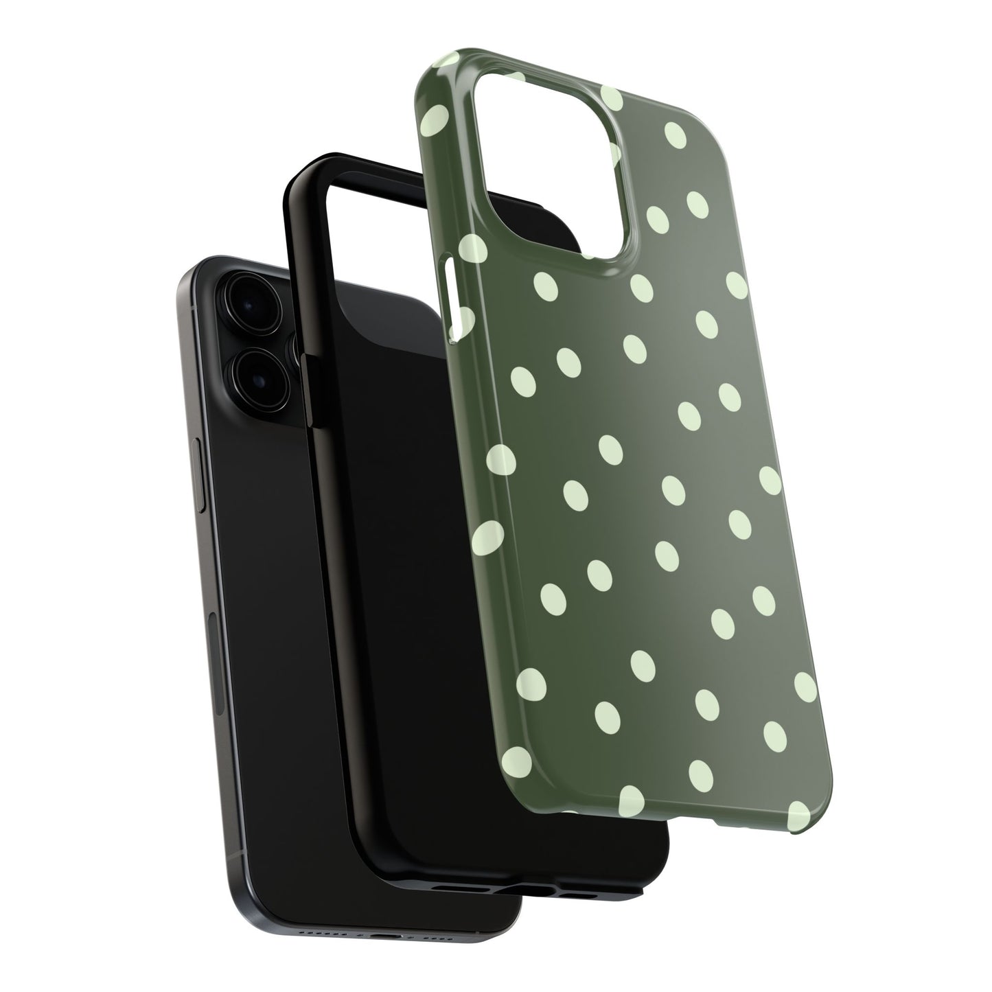 Olive Polka Phone Case