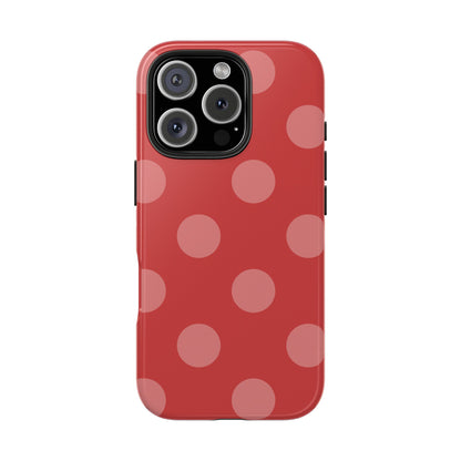 Red Polka Phone Case
