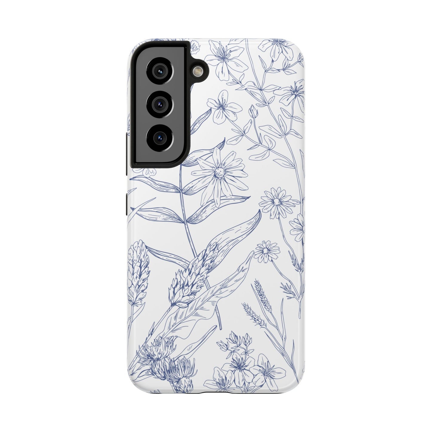 White Floral Phone Case