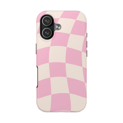 Blush Pink Gingham Phone Case