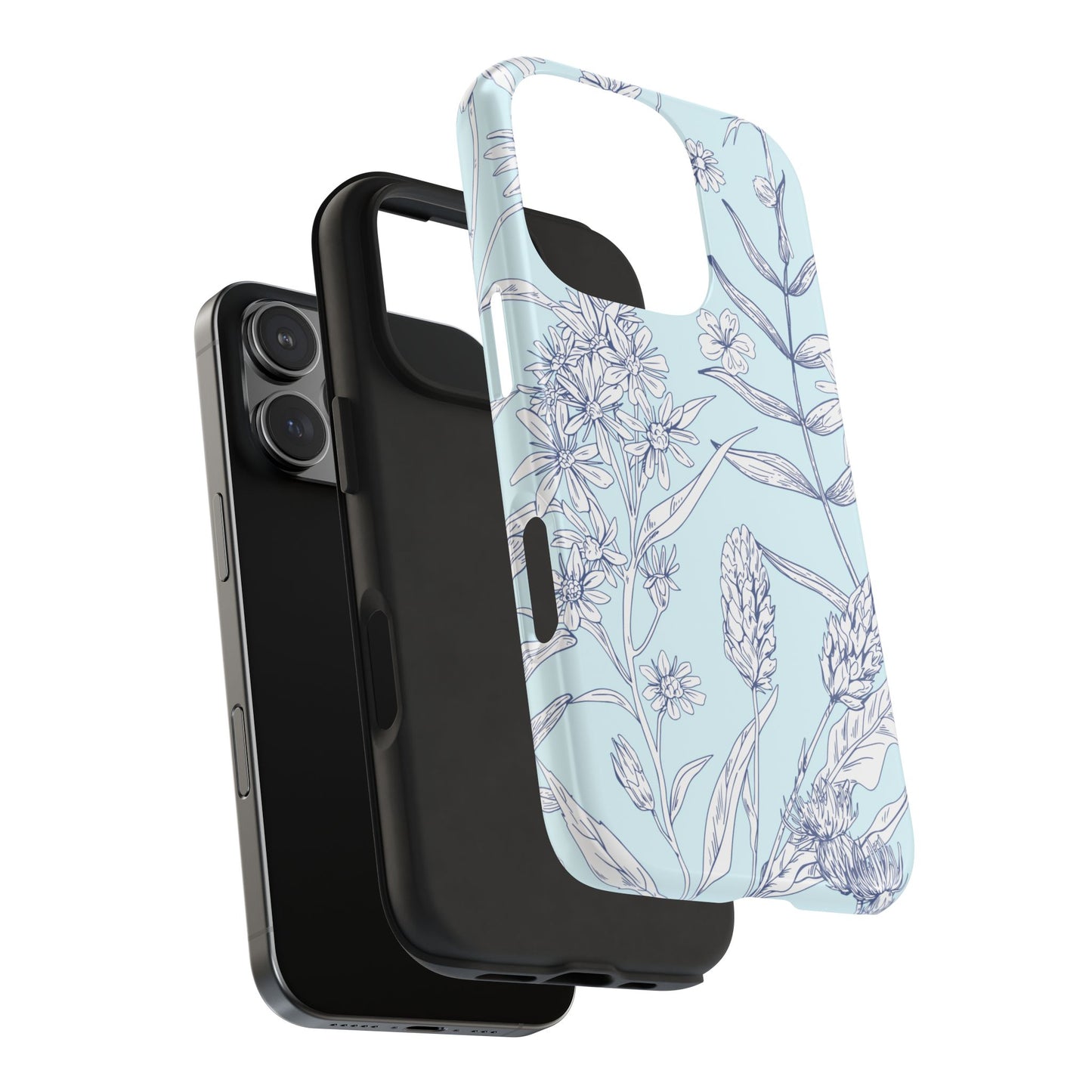 Blue Floral Phone Case