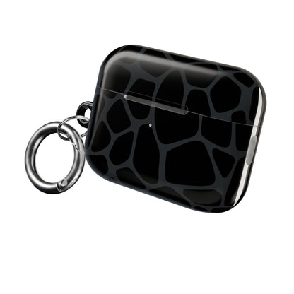 Black Giraffe Print AirPod Cases