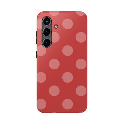 Red Polka Phone Case