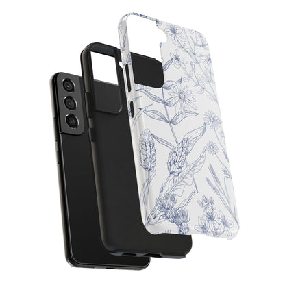 White Floral Phone Case