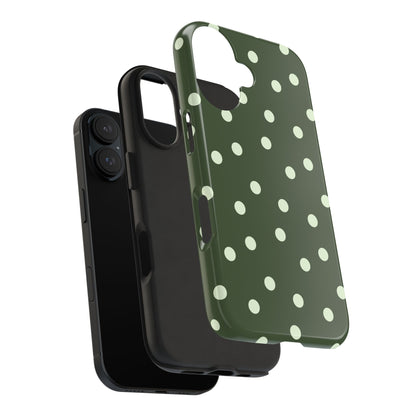 Olive Polka Phone Case