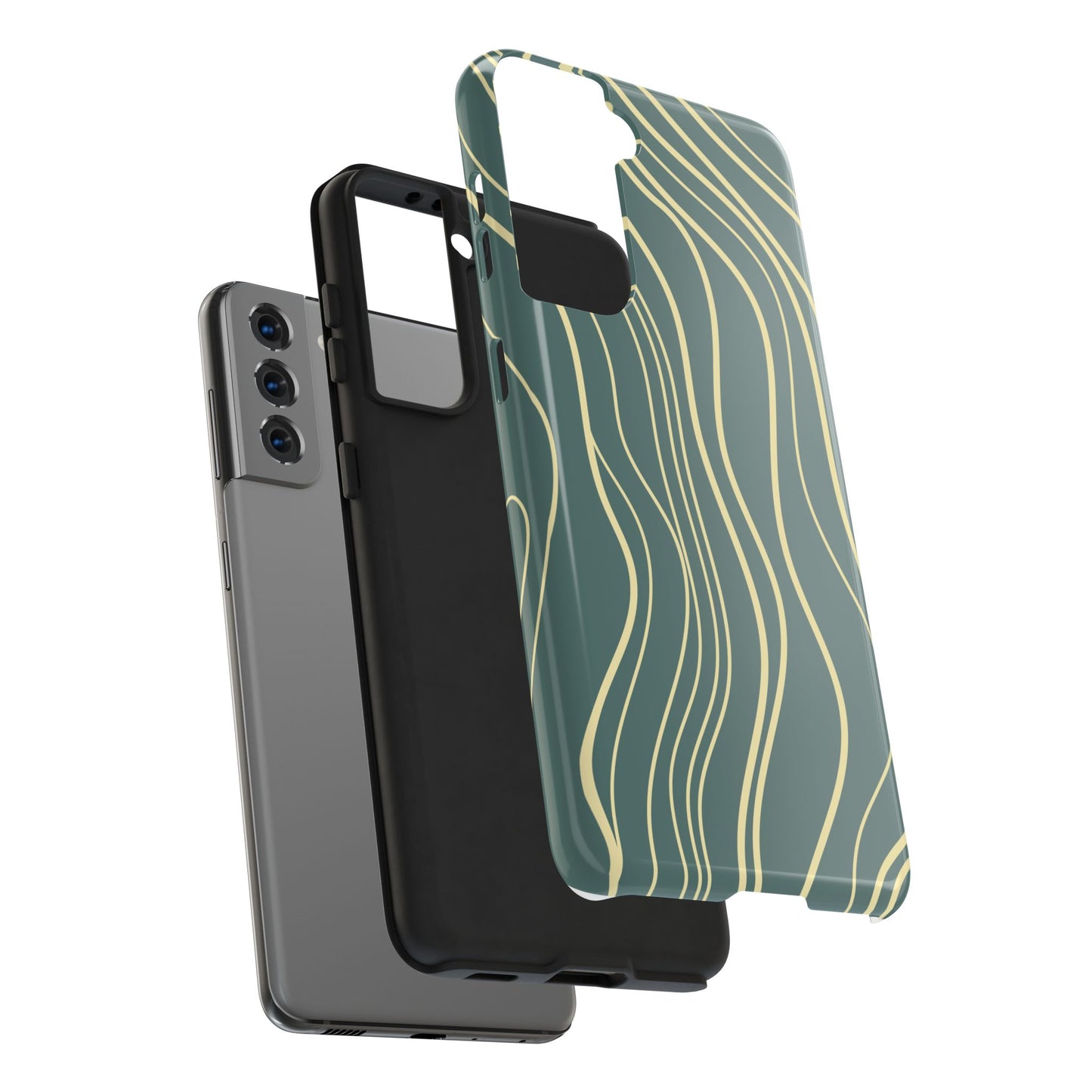 Yellow Lines Phone Cases