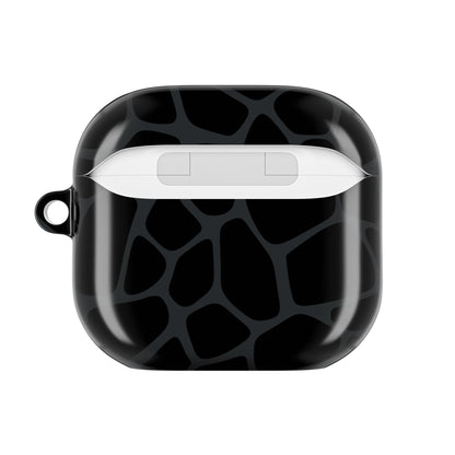 Black Giraffe Print AirPod Cases