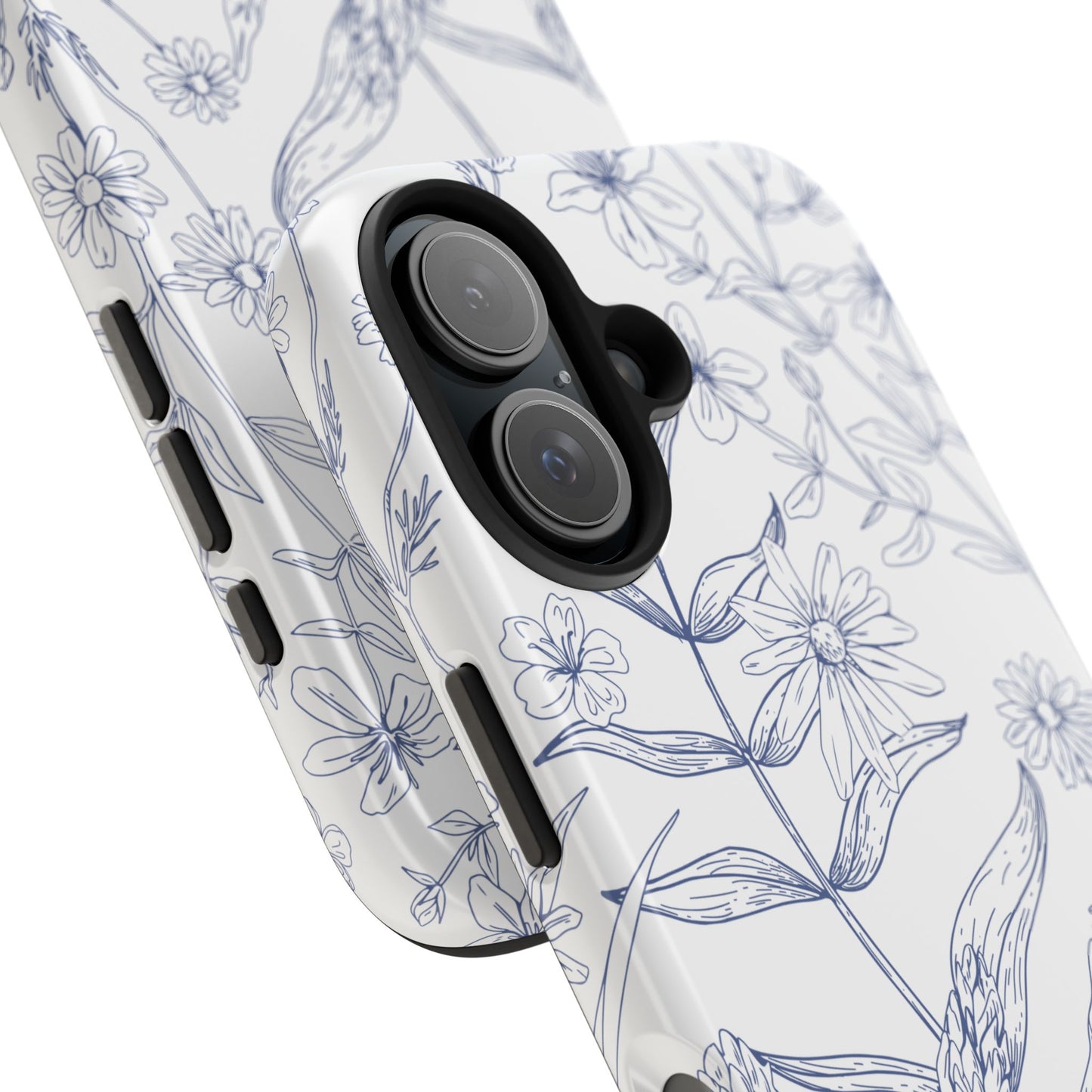 White Floral Phone Case