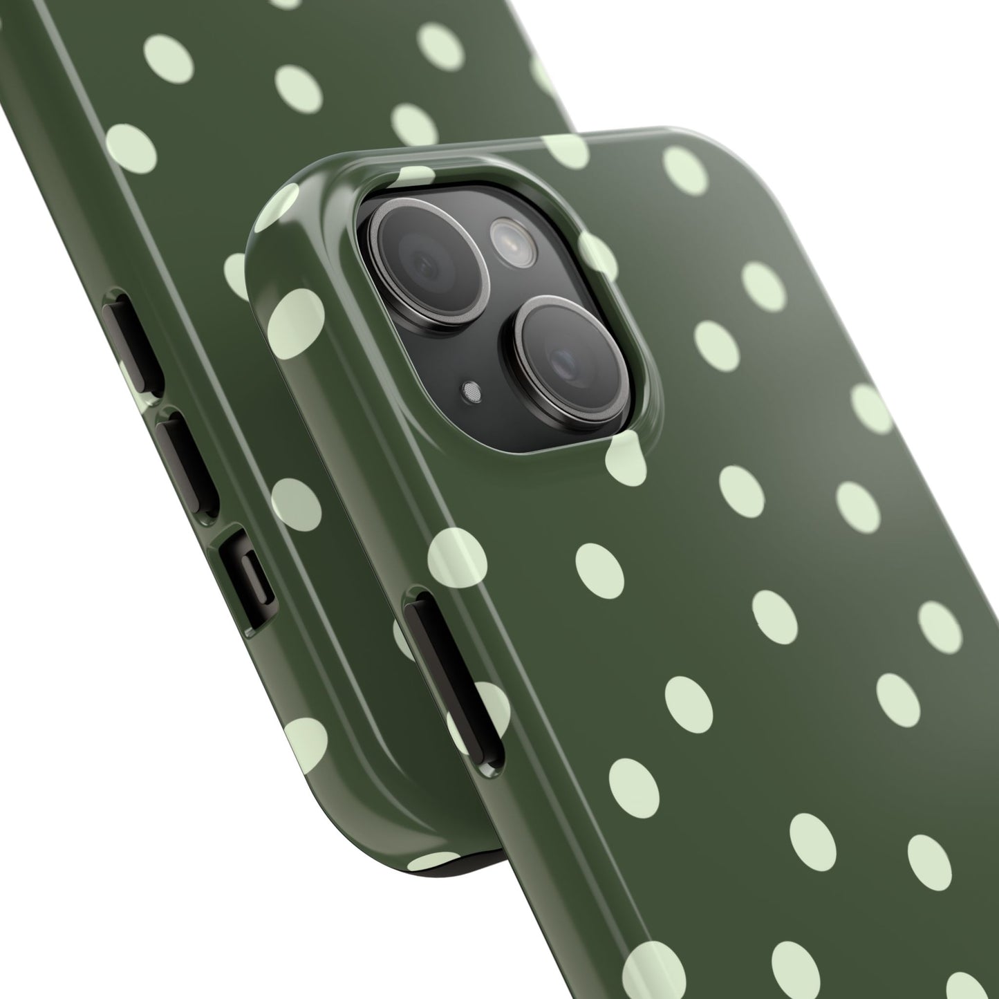 Olive Polka Phone Case