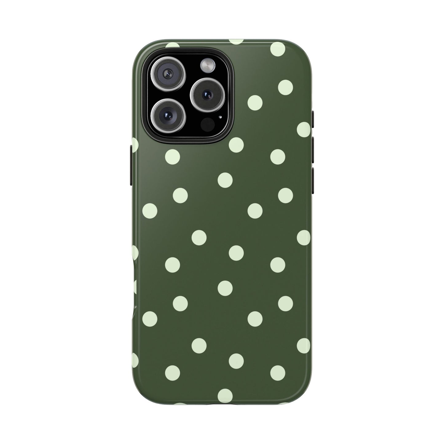 Olive Polka Phone Case